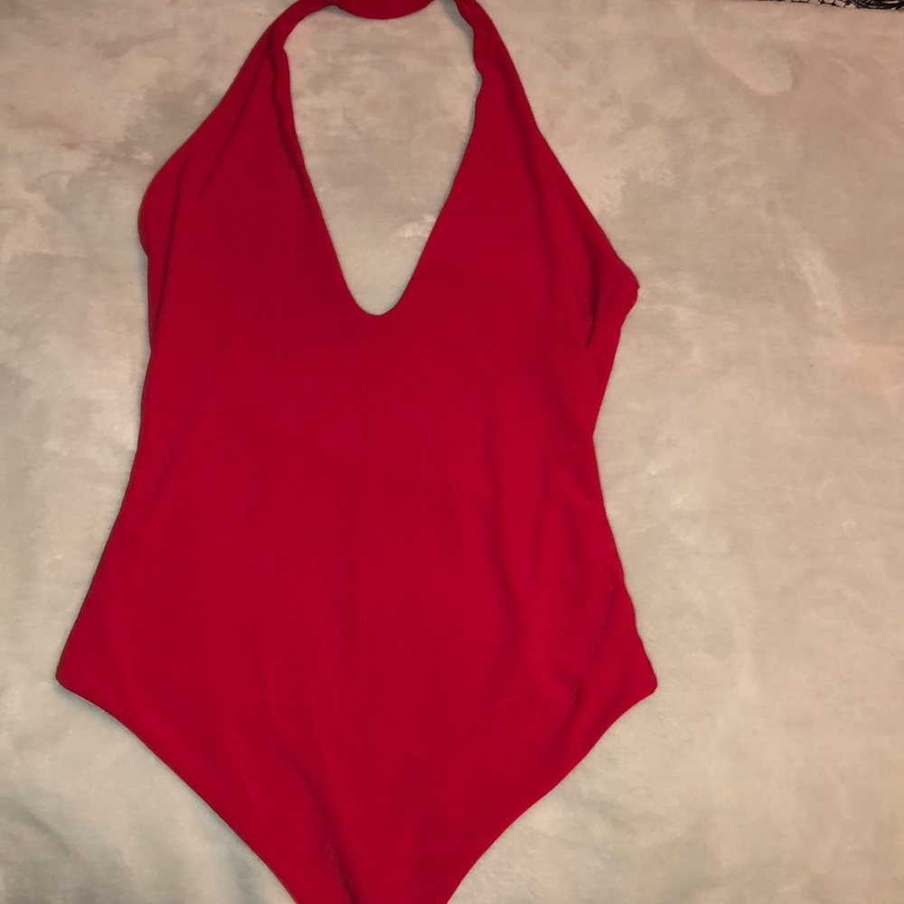 Bodysuit-Red-Fashion Nova